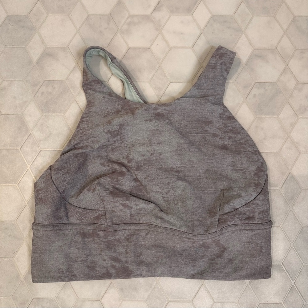 Lululemon long line high neck Sports Bra. Size 6.